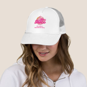 Casquette Pink Dernier Disco Retro 70's Bachelorette Party