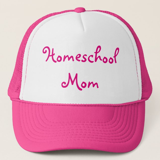 Casquette Pink Homeschool Maman (Devant)