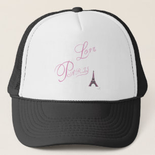 Casquette Pink-Love-Paris-Eiffel-Tower-Unique