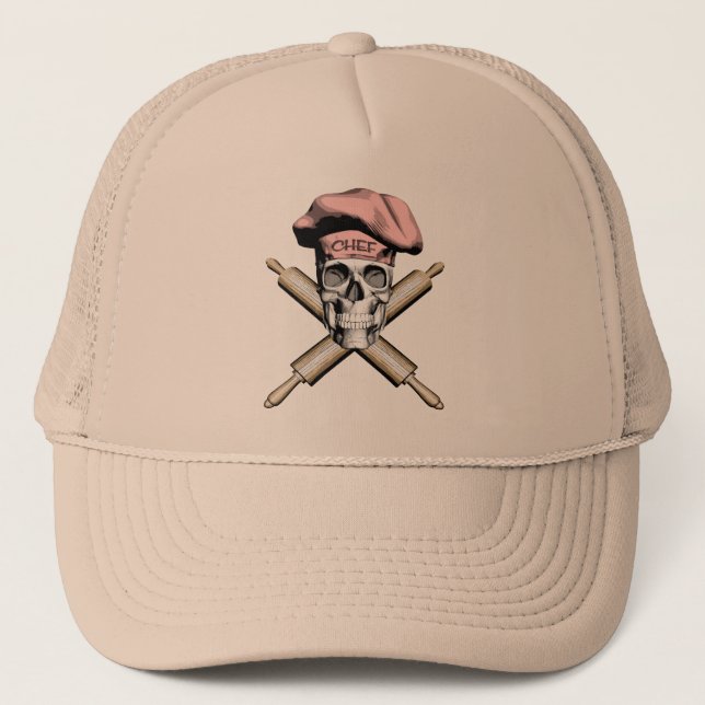 Casquette Pins à bascule et à rouleaux : rose (Devant)
