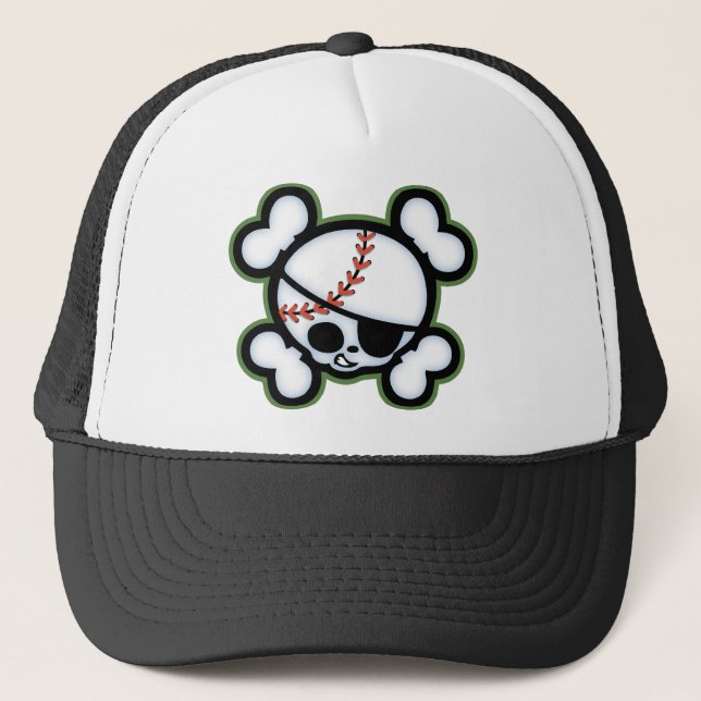 Casquette Pirate de base-ball - enfants (Devant)