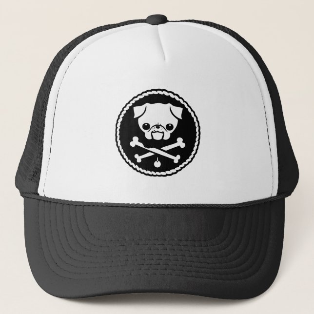 Casquette Pirate de carlin (Devant)
