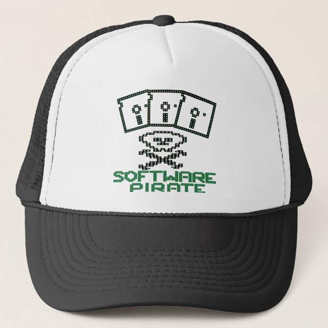 Casquette Pirate de logiciel (Devant)