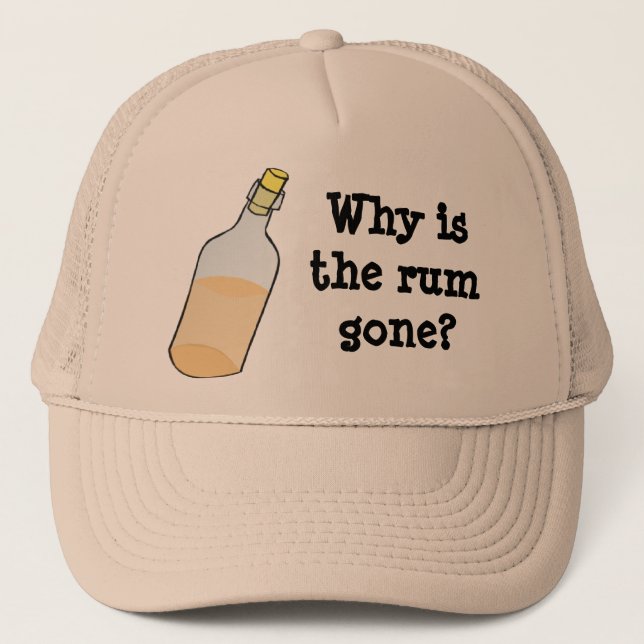 Casquette Pirate et rhum (Devant)