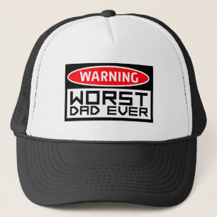 Casquette Pire Papa De Tous Les Temps Blague Drôle Et Sarcas
