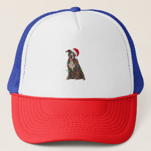 Casquette Pittie Pitbull feux de Noël Noël Noël Amoureux des