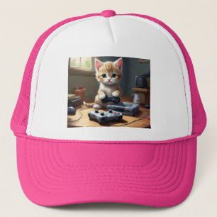 Casquette "Pixel Paws : The Gamer Kitten in Action"