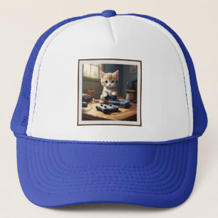 Casquette "Pixel Paws : The Gamer Kitten in Action"