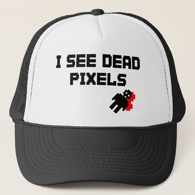 Casquette Pixels morts de Sarah Marshall (Devant)