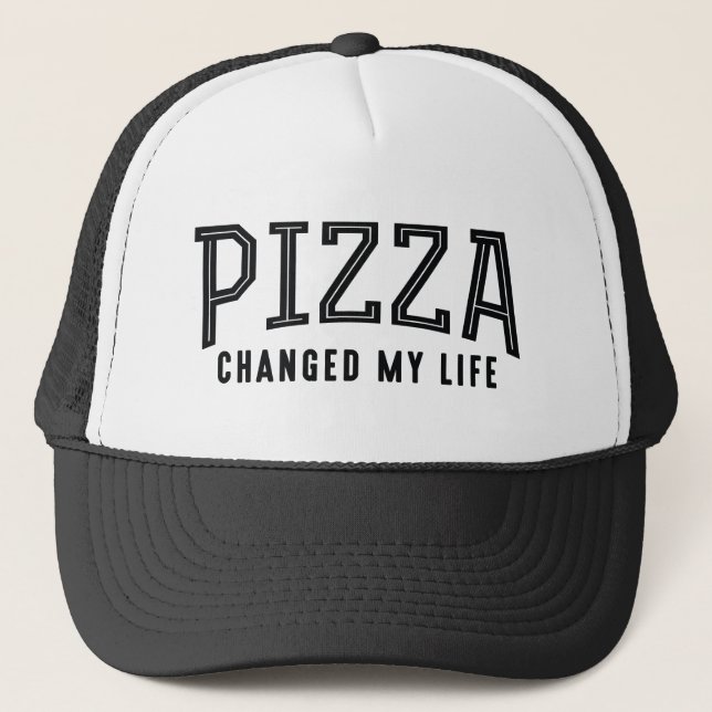 Casquette Pizza a changé ma vie (Devant)