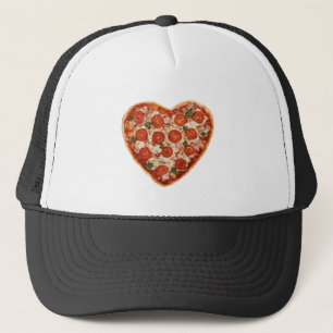 Casquette pizza au coeur