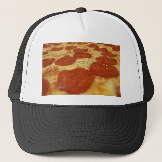 Casquette pizza pepperoni (Devant)