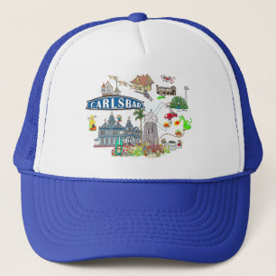 Casquette Plage de Carlsbad, ville amusante