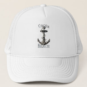 Casquette Plage de Cocoa Floride Vacation Ancre nautique