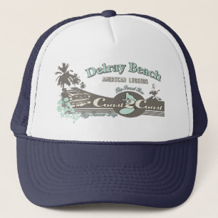 Casquette Plage de Delray Floride Travel Summer Beach 