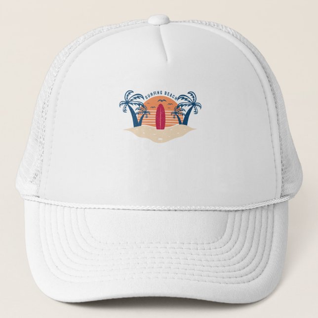 Casquette Plage de surf (Devant)