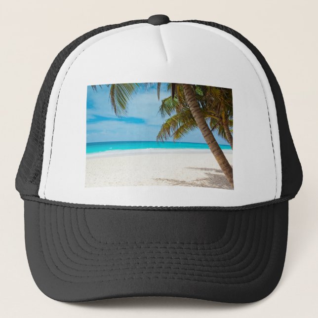 Casquette Plage Paradis Tropical (Devant)