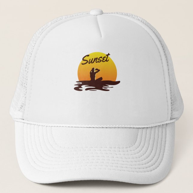 Casquette Plage Sunset (Devant)