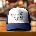 Casquette Plages Yee-haw Vacances Personnalisées Corresponda<br><div class="desc">Un coup de semonce, et la réponse de votre équipe dans le style camionneur de bohotown ! Démangez l'ordinaire, sangle sur ces casquettes comme la route comme un coucher de soleil dans le désert, éclaboussant dans les vibrations boho. Vos noms ou slogan extravagants se bousculent à travers le front de...</div>