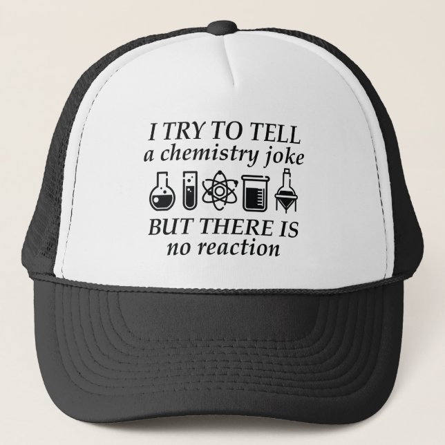 Casquette Plaisanterie en chimie (Devant)