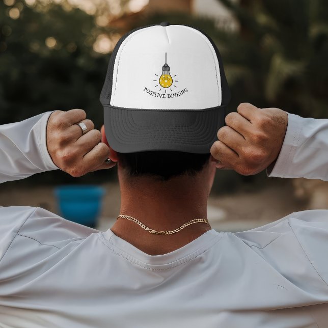 Casquette Plaisir de Pickleball Positif Personnalisé (Créateur téléchargé)
