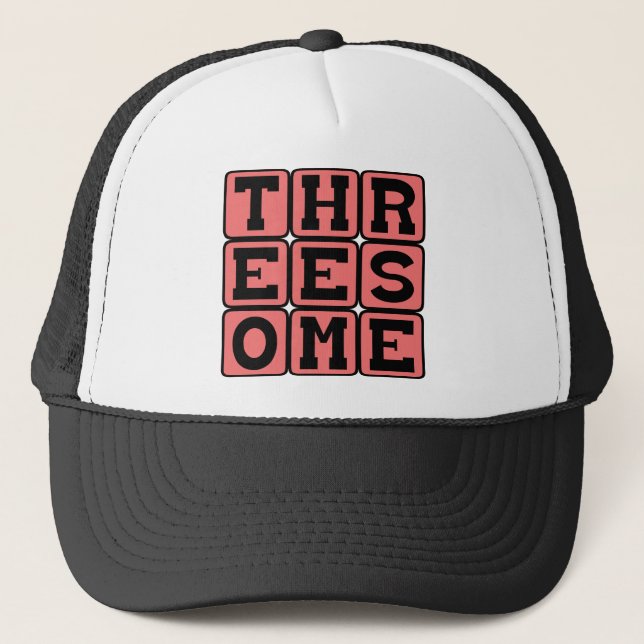 Casquette Plan à trois, Enceinte de jumeaux (Devant)