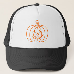 Casquette Plan du Citrouille d'Halloween orange Jack-O-Lante