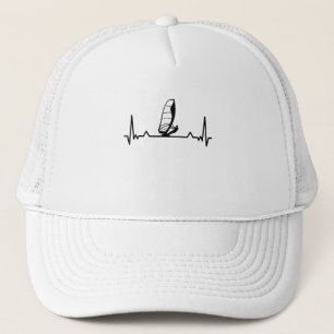Casquette Planche à voile Heartbeat Line Dons Amusants