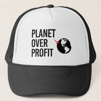 Casquette Planète sur le profit