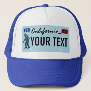 Casquette Plaque de licence California Sasquatch