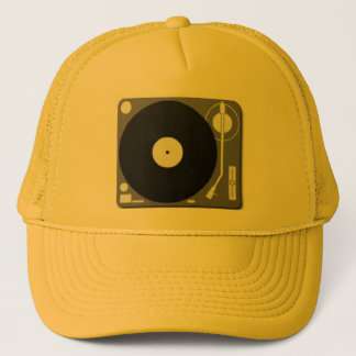 Casquette plaque tournante du DJ