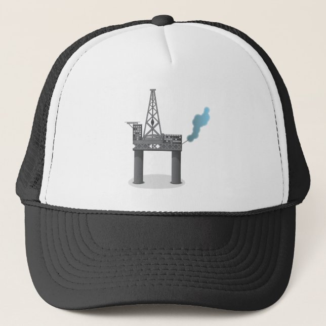 Casquette Plateforme pétrolière (Devant)