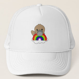 Casquette Platypus Rainbow Cute Animaux colorés