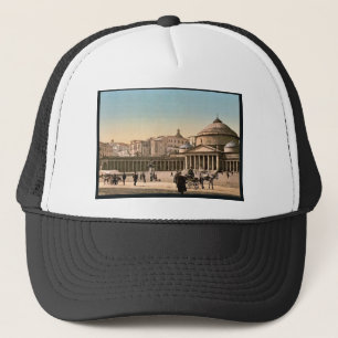 Casquette Plaza et église de San Francisco di Paola, Naples