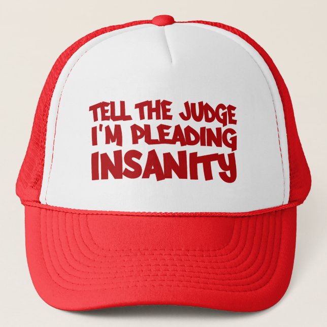 CASQUETTE PLEA DE LA INSANITÉ (Devant)