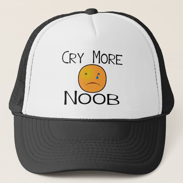 Casquette Pleurent plus de Noob (Devant)