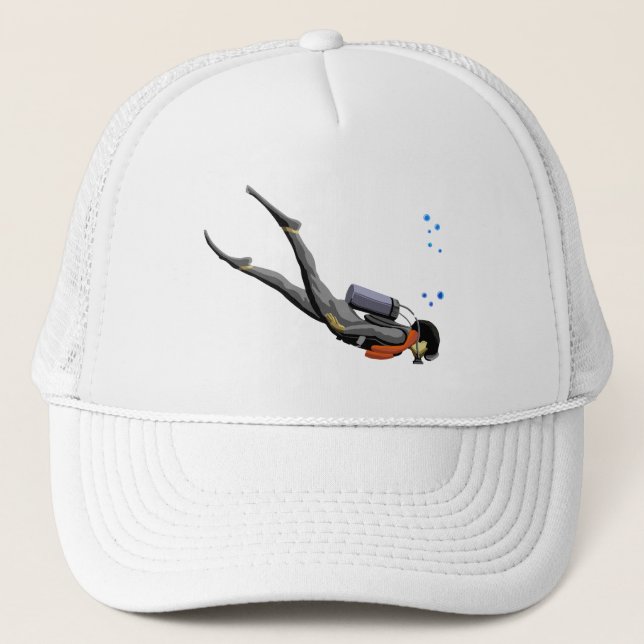 Casquette Plongée à l'air d'homme (Devant)