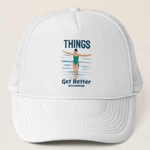 Casquette Plongée Cool - Les Choses S'améliorent Avec La Nat