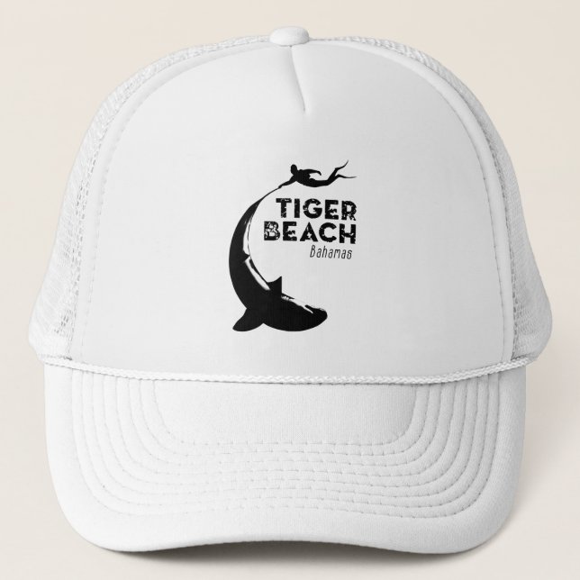 Casquette Plongée de requins à Tiger Beach (Devant)