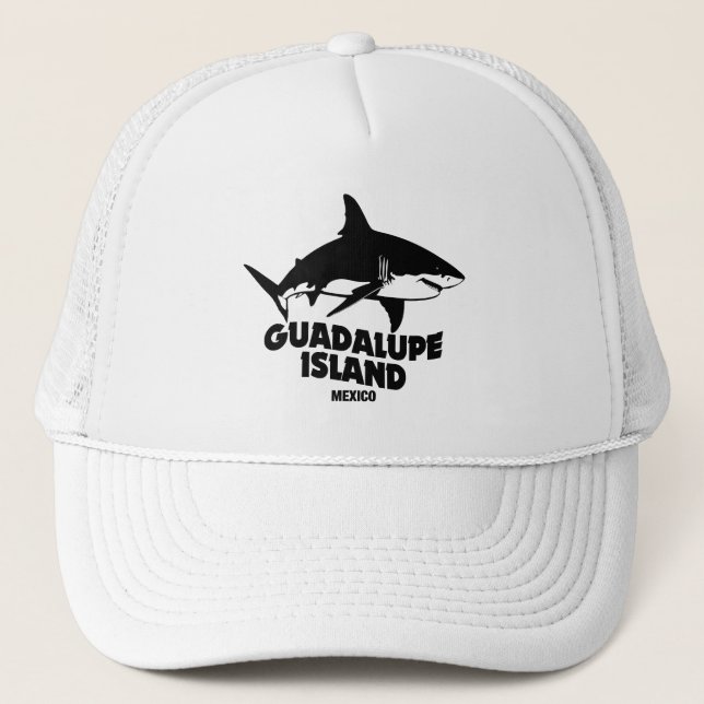 Casquette Plongée Sous-Marine Avec Requins Île De Guadalupe (Devant)