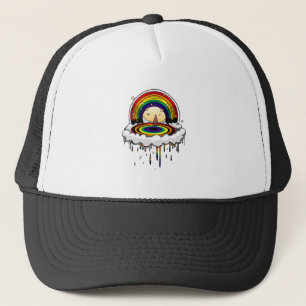 Casquette Pluie arc-en-ciel