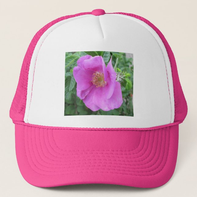 Casquette Plum de plage rose rose (Devant)
