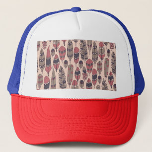Casquette Plumes Abstraites : arrière - plan vintage coloré.