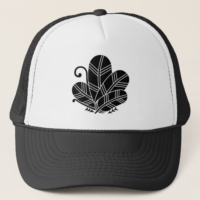 Casquette Plumes de faucon en forme de papillon (Devant)