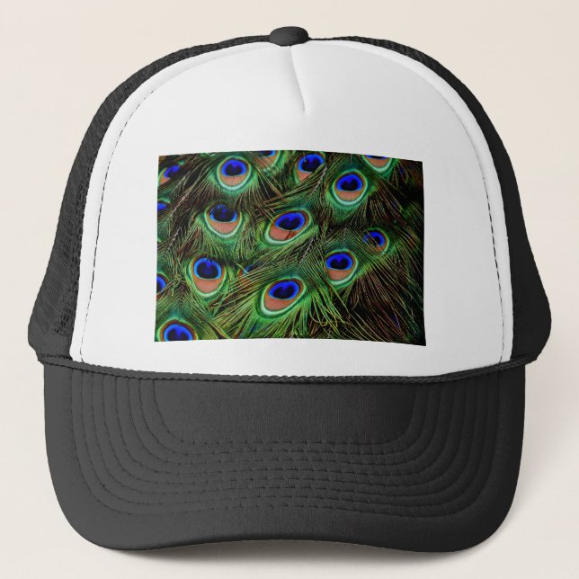 Casquette Plumes de paon (Devant)