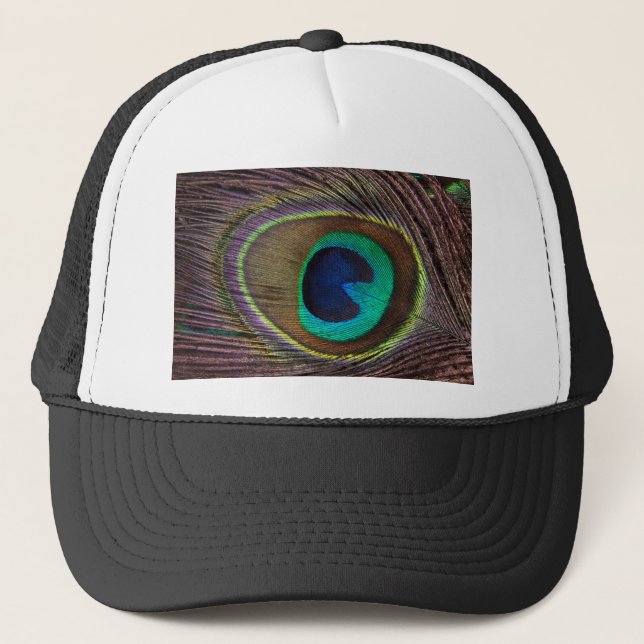 Casquette plumes de paon (Devant)