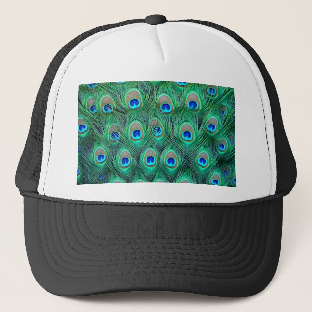 Casquette Plumes de paon (Devant)