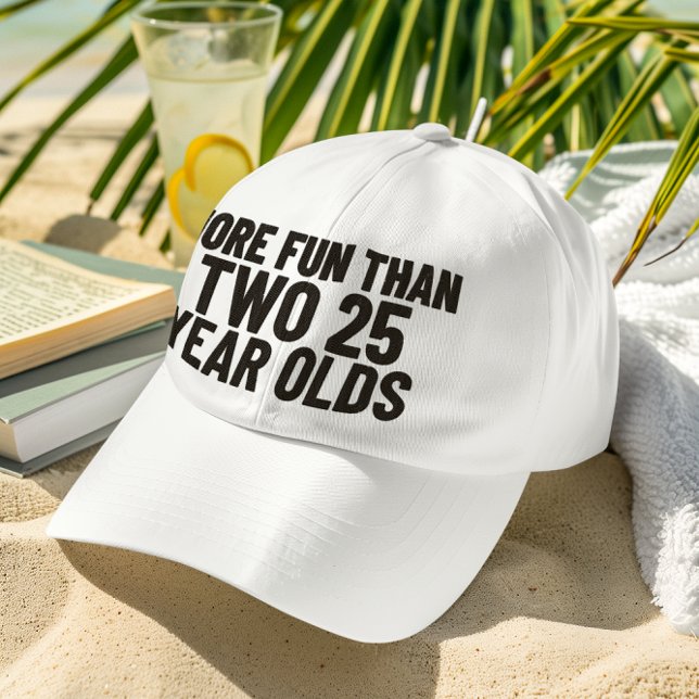 Casquette Plus Amusant Plus de deux vingt-deux ans Cadeaux 5 (Créateur téléchargé)