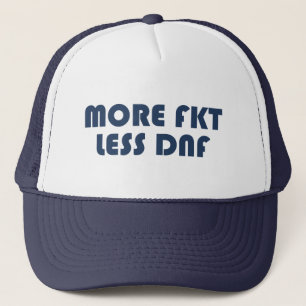 Casquette Plus de FKT, moins de DNF