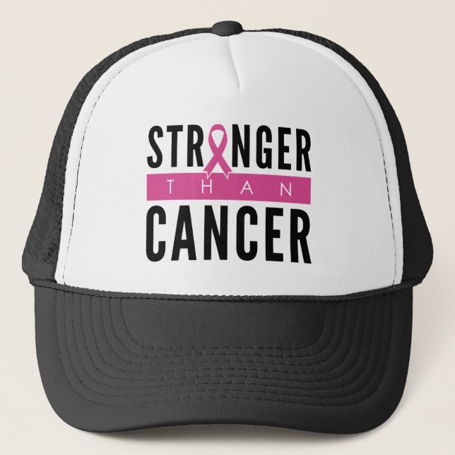 Casquette Plus fort que le cancer (Devant)